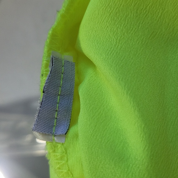 J. CREW COLLECTION Neon Yellow Lace Sheath Cocktail Work Spring Dress - Picture 16 of 16